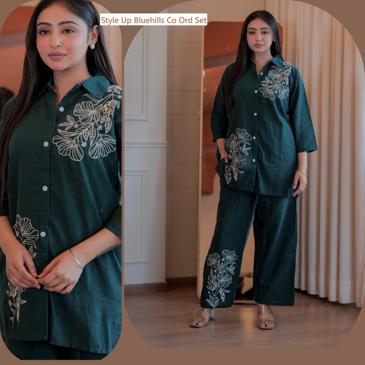 Style Up Bluehills Cotton Slub Co Ord Set Wholesaler India