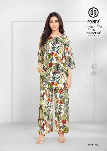 Style Up Vol 1 Deeptex Prints Rayon Co Ord Set Wholesaler