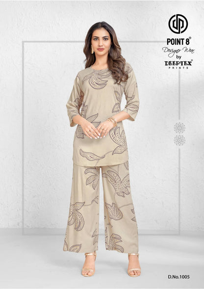 Style Up Vol 1 Deeptex Prints Rayon Co Ord Set Wholesaler