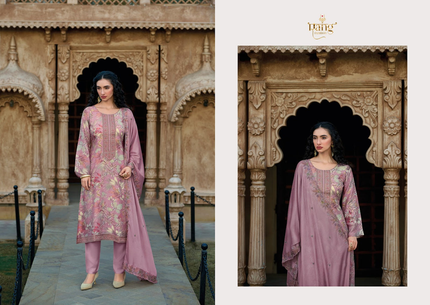 Style Well Rang Fashion Viscose Muslin Pant Style Suits Wholesale Price