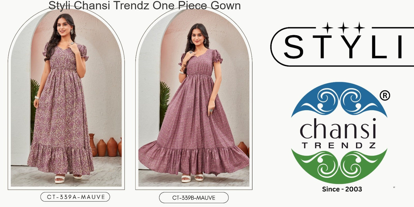 Styli Chansi Trendz Cotton One Piece Gown Exporter India