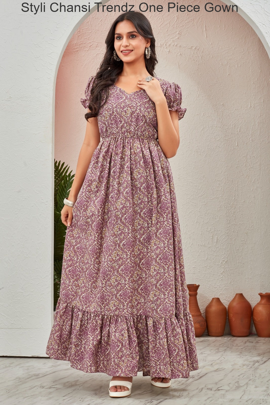 Styli Chansi Trendz Cotton One Piece Gown Exporter India