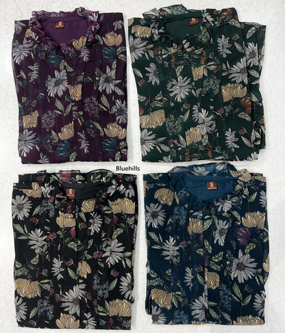 Stylish 2.0 Bluehills Georgette One Piece Wholesaler Gujarat