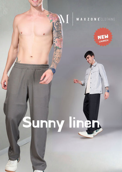 Su J G3 D No 2588 Maxzone Clothing Linen Mens Track Pants Wholesaler India