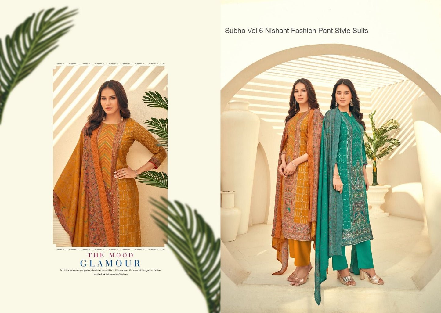 Subha Vol 6 Nishant Fashion Modal Silk Pant Style Suits Wholesale Price