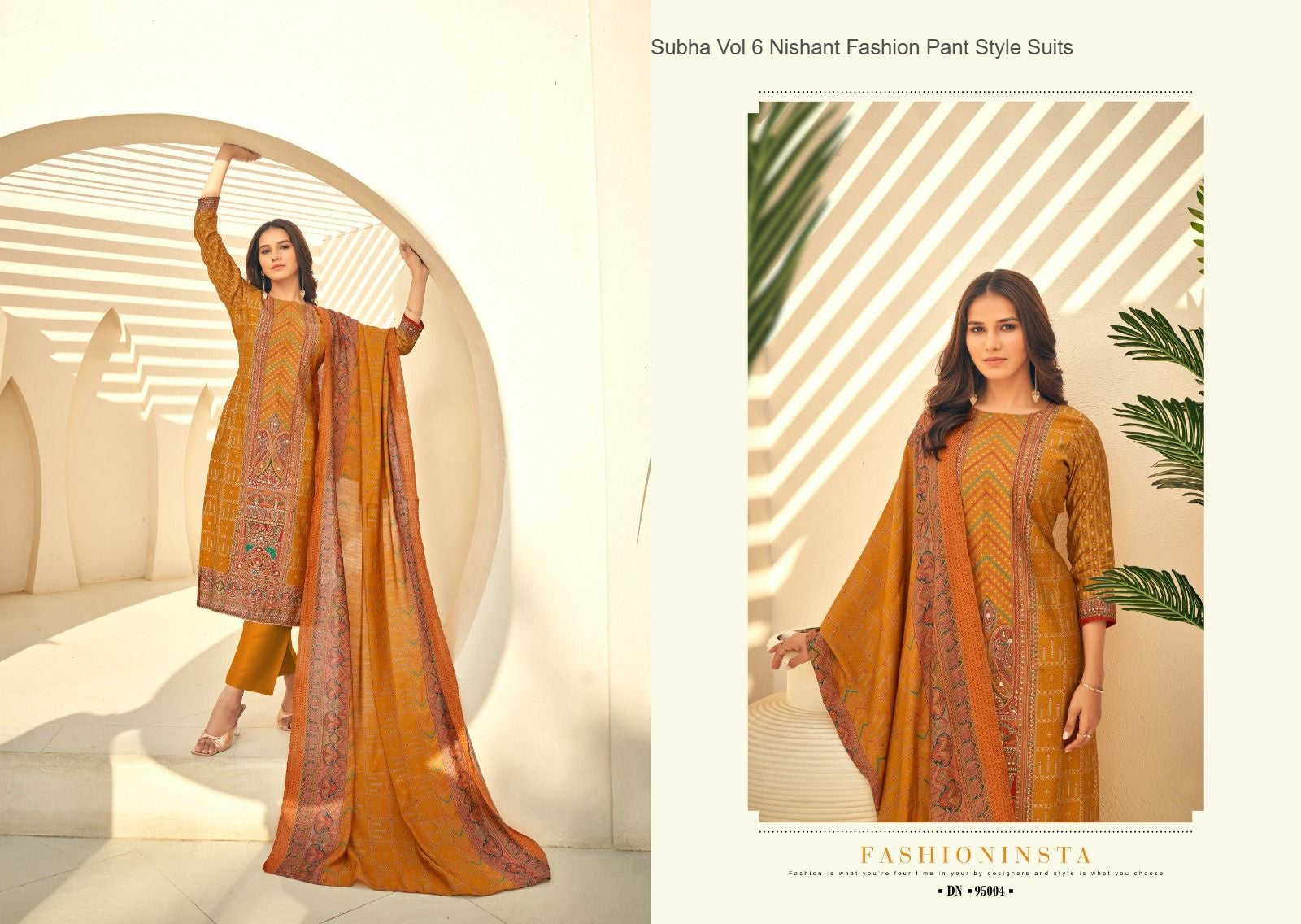 Subha Vol 6 Nishant Fashion Modal Silk Pant Style Suits Wholesale Price