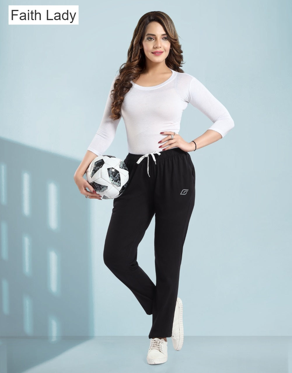 Subtle Logo Faith Lady Sinker Women Night Lower Supplier