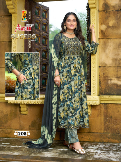 Sucess Vol 2 Master Rayon Readymade Pant Style Suits Supplier Ahmedabad