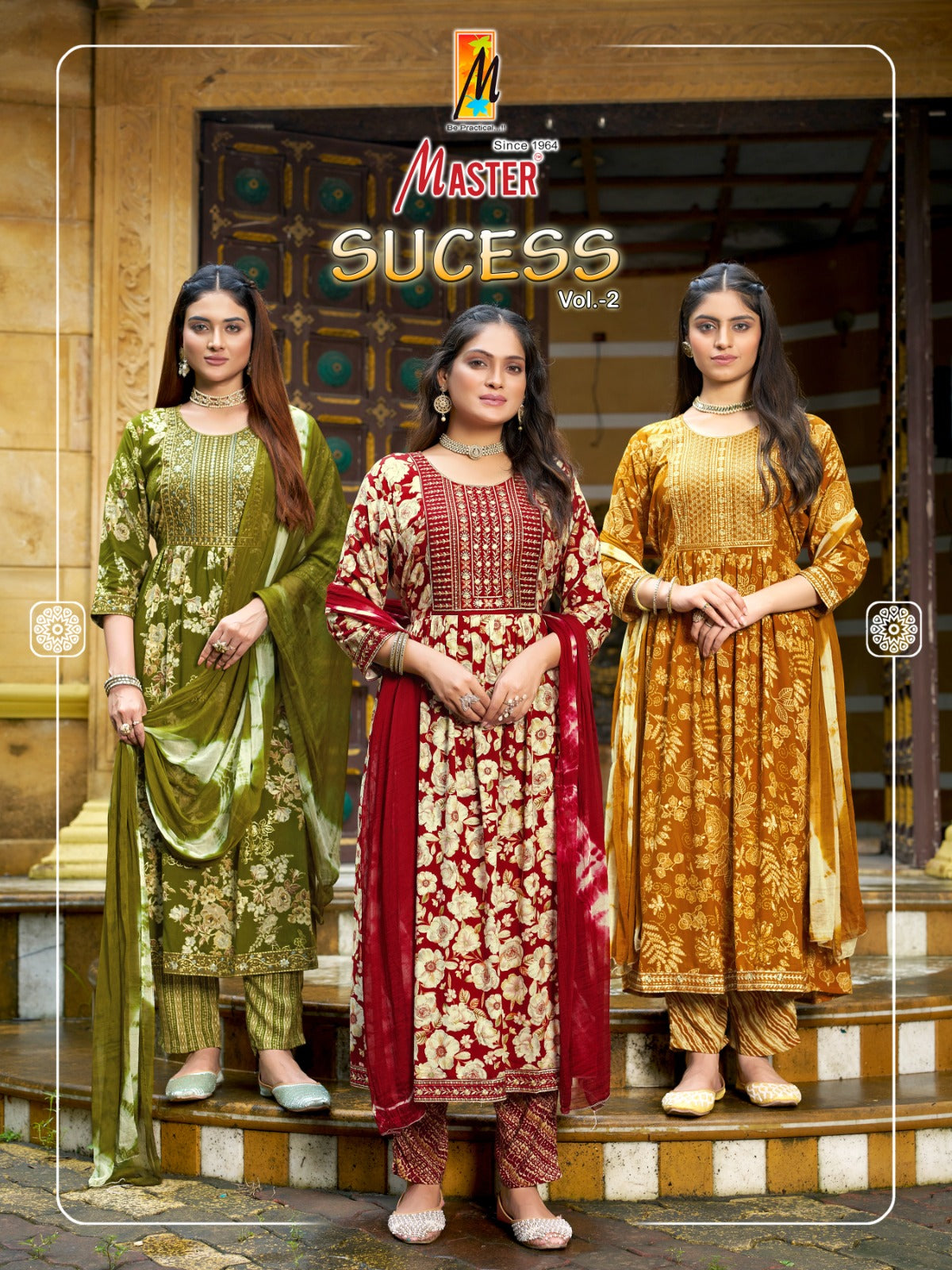 Sucess Vol 2 Master Rayon Readymade Pant Style Suits Supplier Ahmedabad