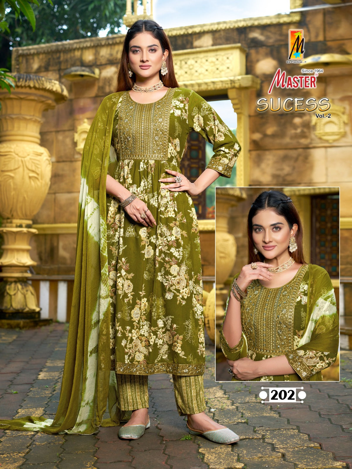 Sucess Vol 2 Master Rayon Readymade Pant Style Suits Supplier Ahmedabad