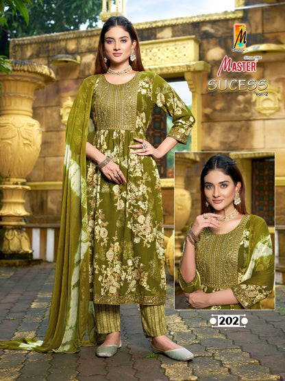 Sucess Vol 2 Master Rayon Readymade Pant Style Suits Supplier Ahmedabad