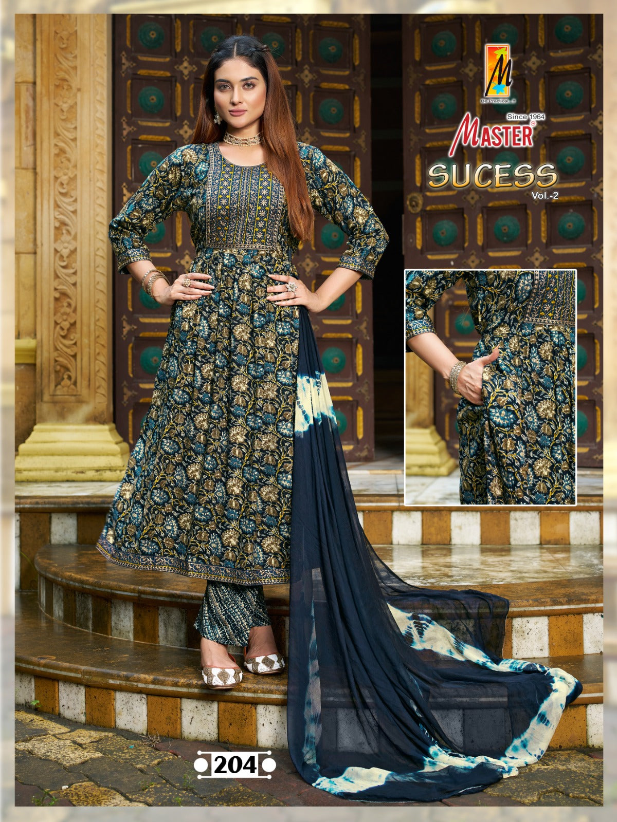 Sucess Vol 2 Master Rayon Readymade Pant Style Suits Supplier Ahmedabad