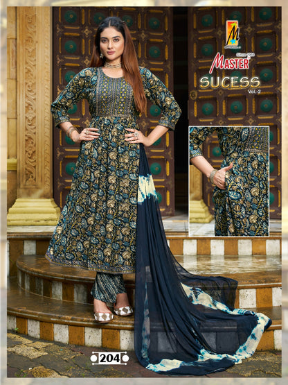 Sucess Vol 2 Master Rayon Readymade Pant Style Suits Supplier Ahmedabad