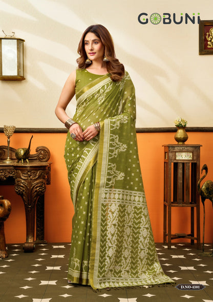 Suchi Gobuni Cotton Sarees Wholesaler
