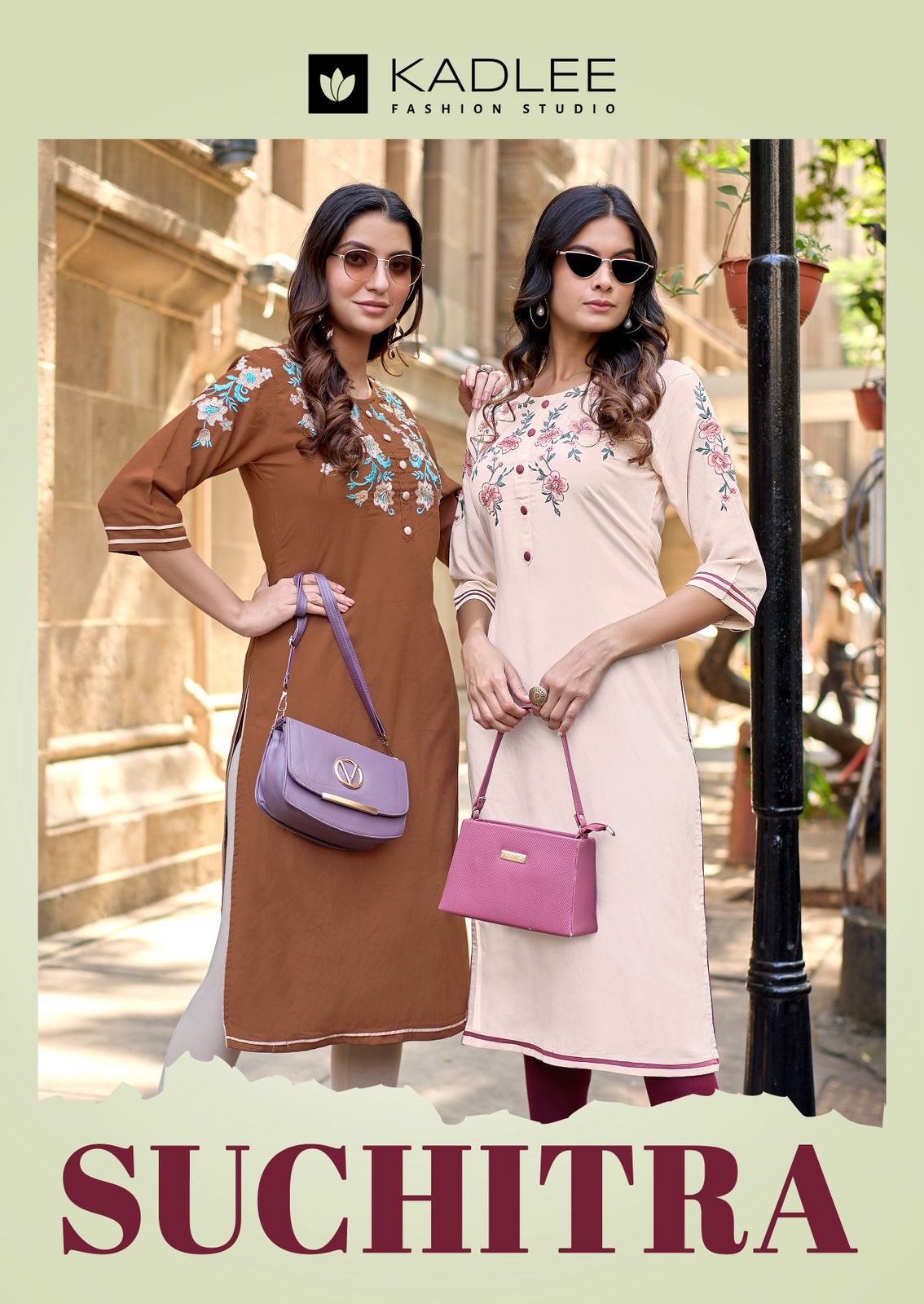 Suchitra Kadlee Rayon Knee Length Kurtis Wholesale Price