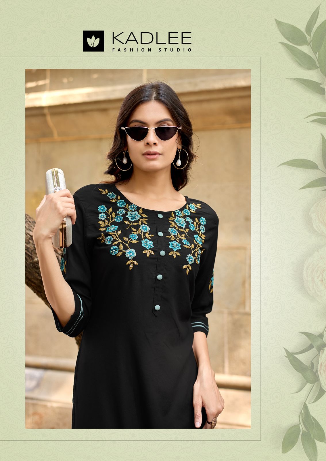 Suchitra Kadlee Rayon Knee Length Kurtis Wholesale Price