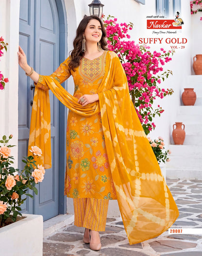 Suffy Gold Vol 29 Navkar Capsule Readymade Pant Style Suits Manufacturer