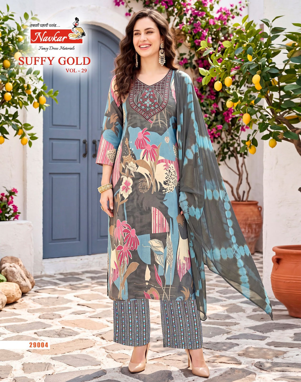 Suffy Gold Vol 29 Navkar Capsule Readymade Pant Style Suits Manufacturer