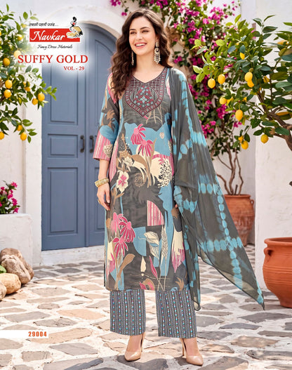 Suffy Gold Vol 29 Navkar Capsule Readymade Pant Style Suits Manufacturer