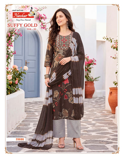 Suffy Gold Vol 29 Navkar Capsule Readymade Pant Style Suits Manufacturer