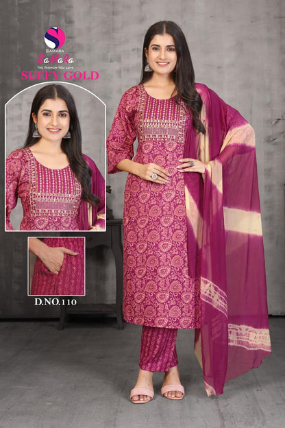 Suffy Gold Vol 2 Samara Capsule Readymade Pant Style Suits Supplier