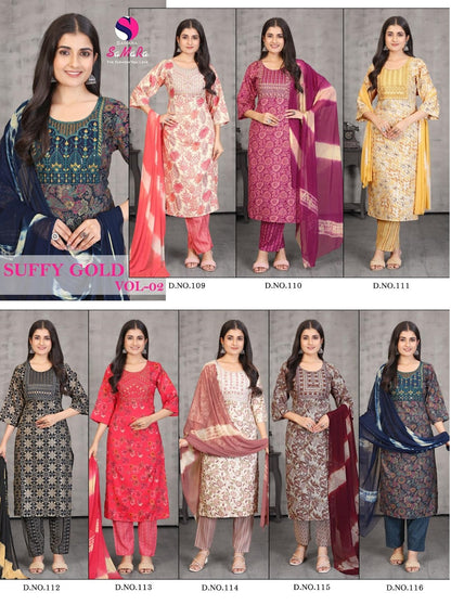 Suffy Gold Vol 2 Samara Capsule Readymade Pant Style Suits Supplier