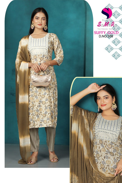 Suffy Gold Vol 3 Samara Capsule Readymade Pant Style Suits Wholesaler