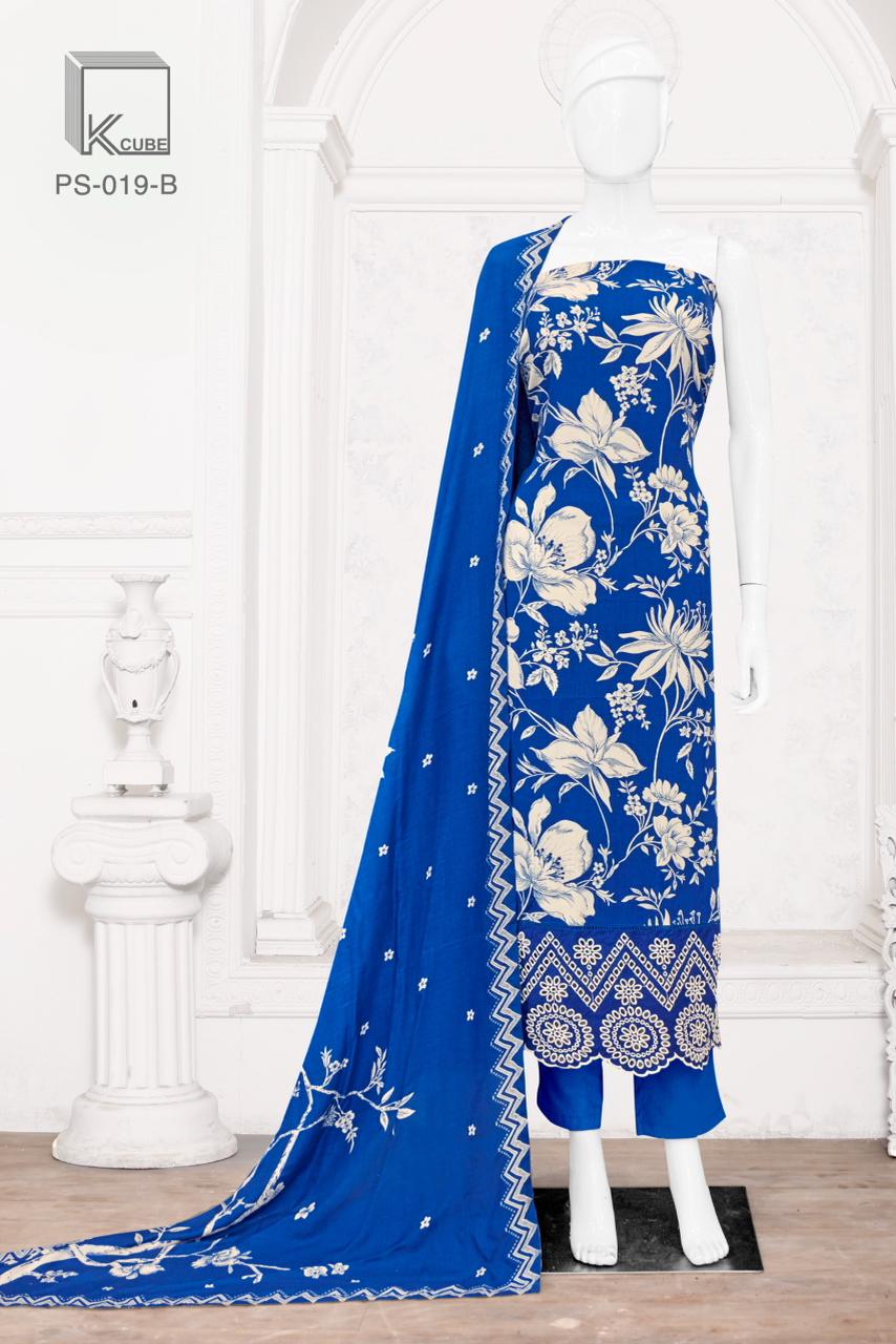 Sufi K Cube Pashmina Suits Manufacturer Gujarat