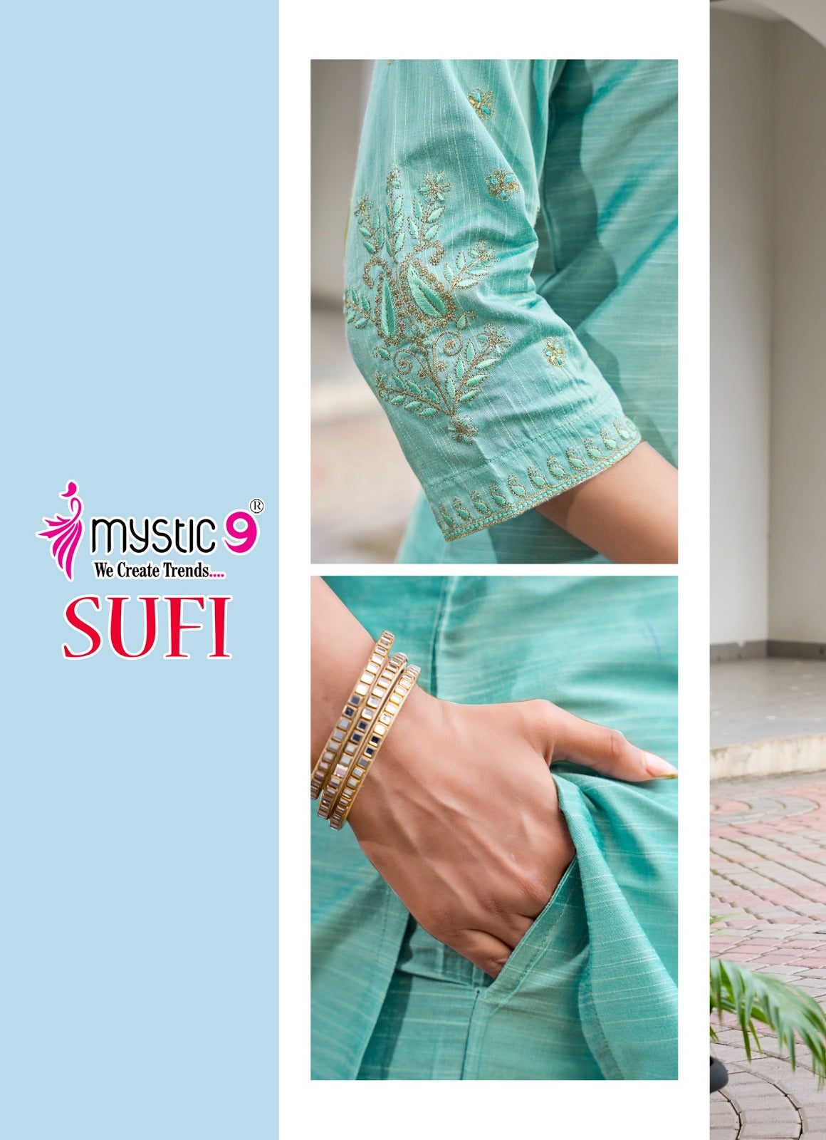 Sufi Vol 2 Mystic 9 Banglori Silk Readymade Pant Style Suits Wholesaler Gujarat