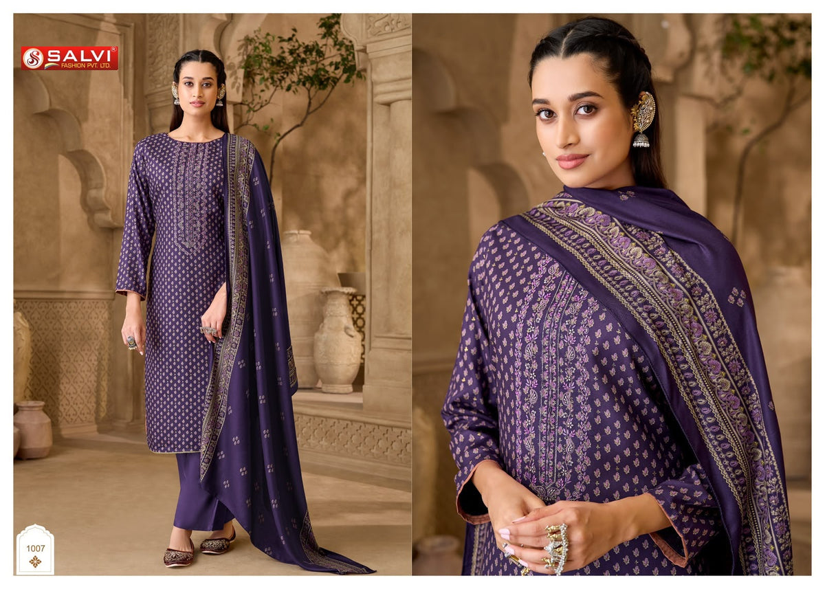 Sufi Winter Salvi Fashion Viscose Pashmina Suits Wholesale Price