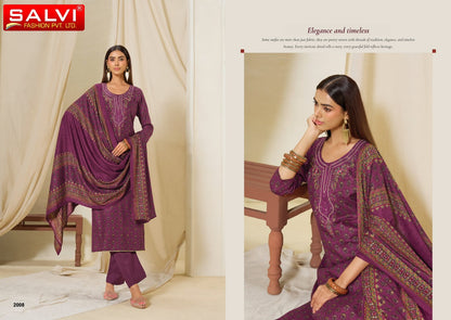 Sufi Winter Vol 2 Salvi Fashion Viscose Pashmina Suits Supplier Gujarat