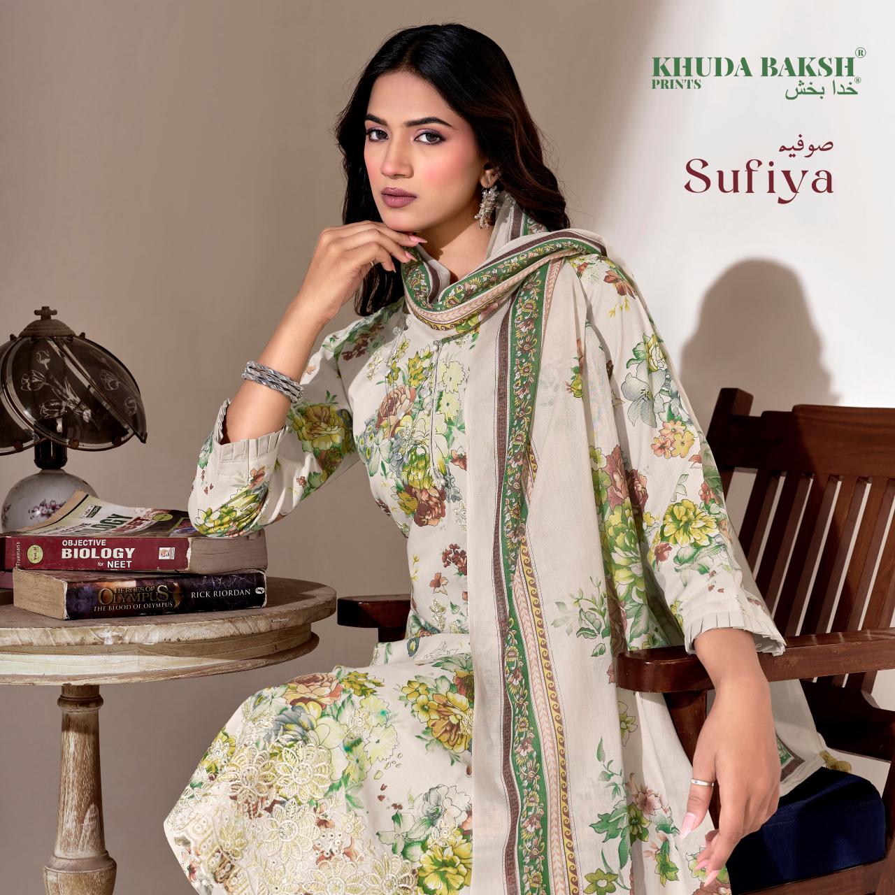 Sufiya Khuda Baksh Prints Lawn Karachi Salwar Suits Manufacturer Gujarat