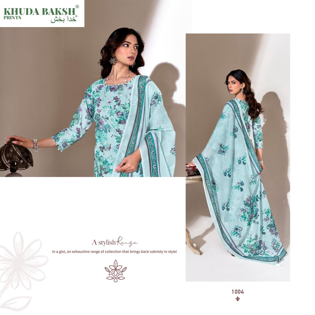 Sufiya Khuda Baksh Prints Lawn Karachi Salwar Suits Manufacturer Gujarat