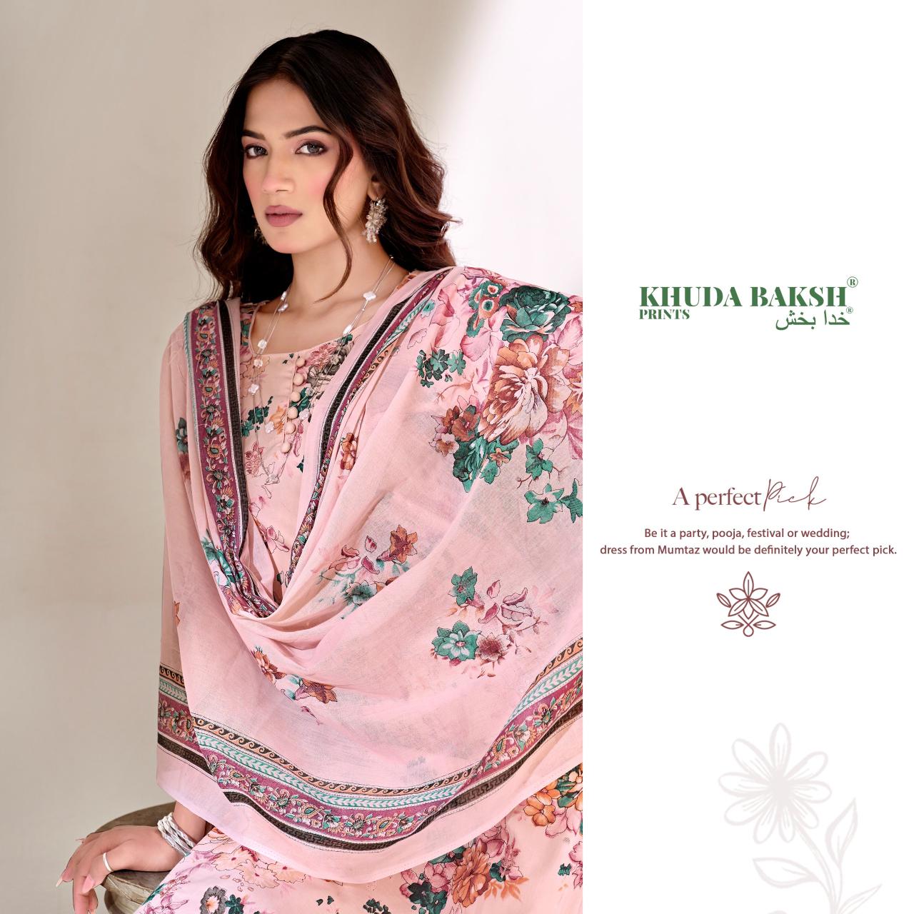 Sufiya Khuda Baksh Prints Lawn Karachi Salwar Suits Manufacturer Gujarat