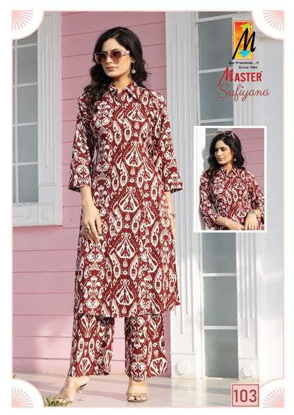 Sufiyana Master Rayon Co Ord Set Wholesaler Gujarat