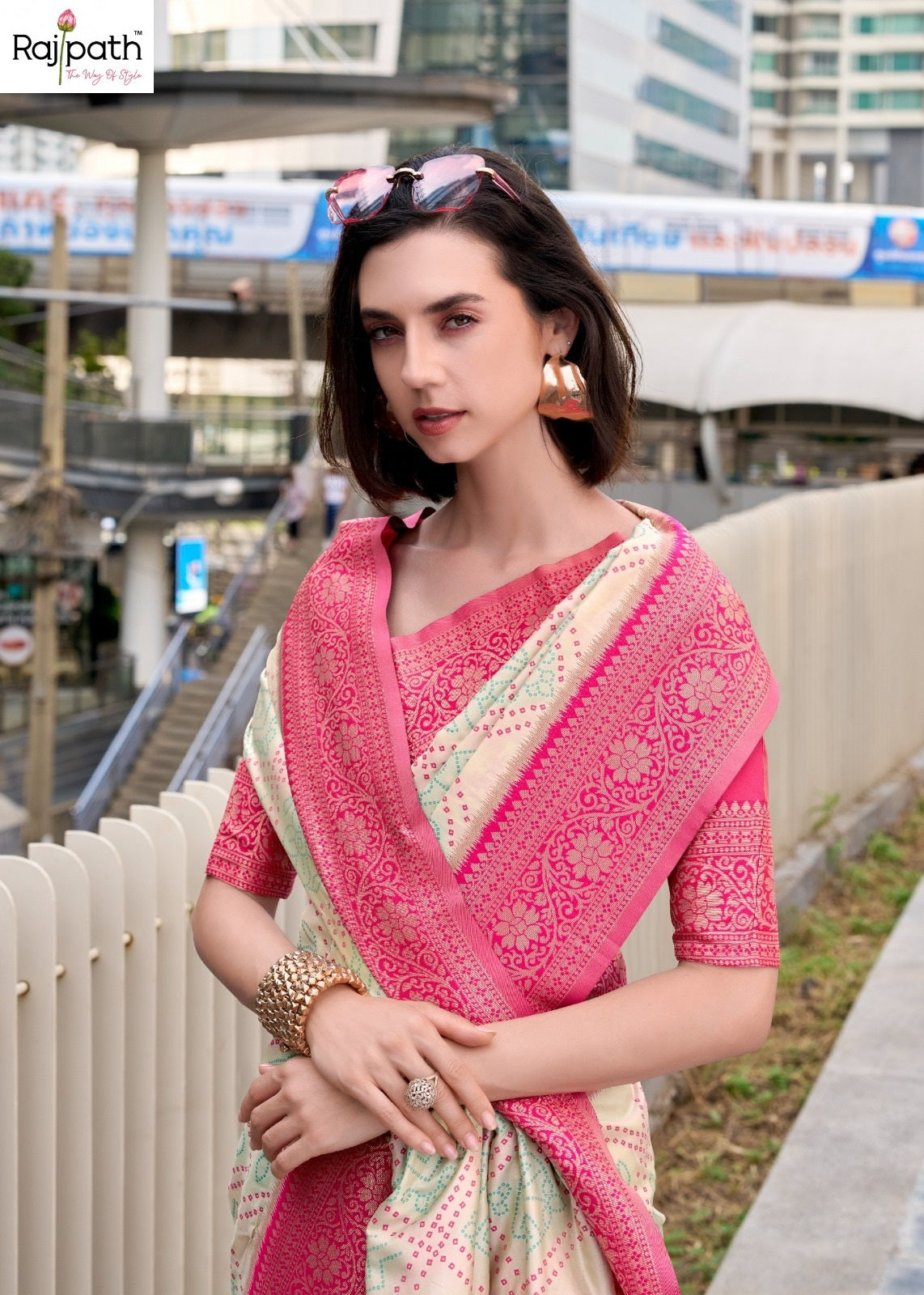 Sugandh Silk Rajpath Sarees Manufacturer Ahmedabad