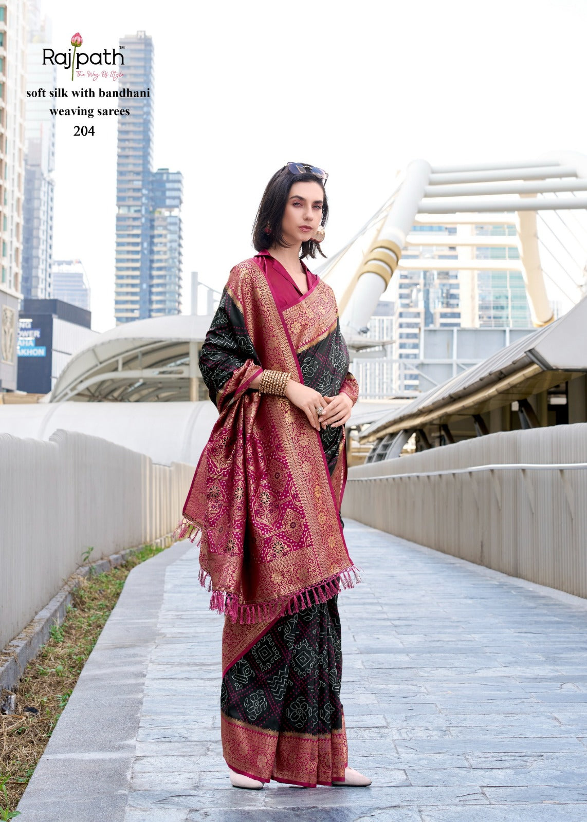 Sugandh Silk Rajpath Sarees Manufacturer Ahmedabad