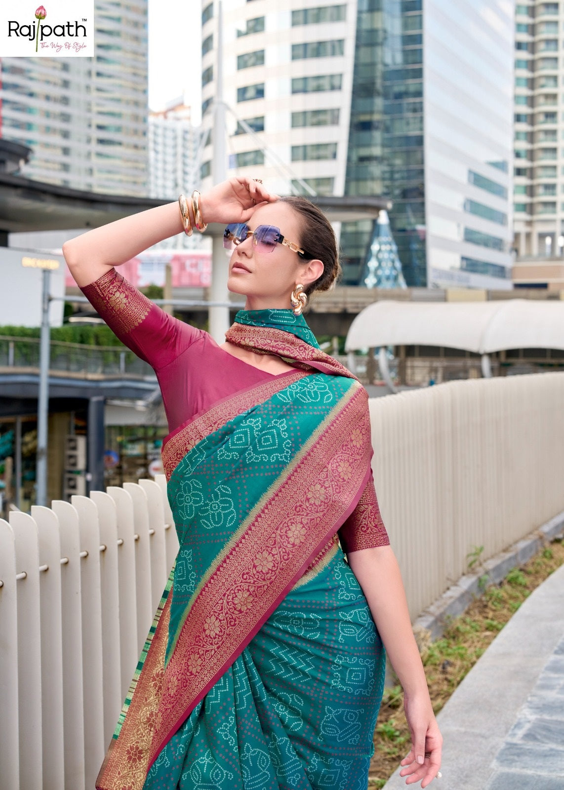 Sugandh Silk Rajpath Sarees Manufacturer Ahmedabad