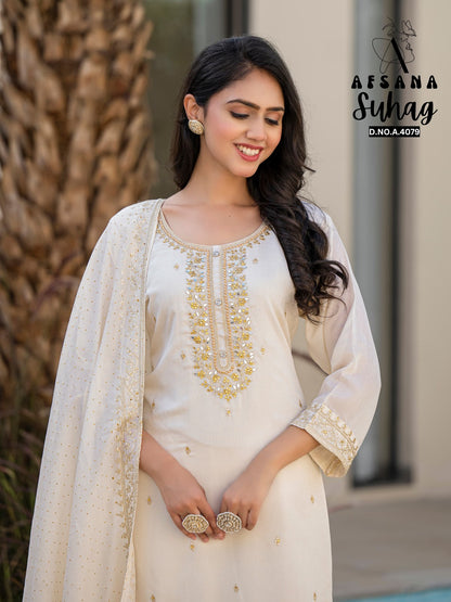 Suhag Afsana Vichitra Readymade Plazzo Style Suits Wholesaler Gujarat