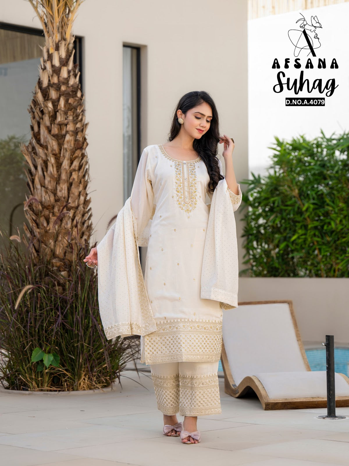 Suhag Afsana Vichitra Readymade Plazzo Style Suits Wholesaler Gujarat