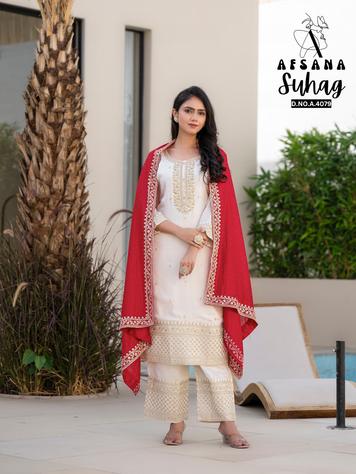 Suhag Afsana Vichitra Readymade Plazzo Style Suits Wholesaler Gujarat