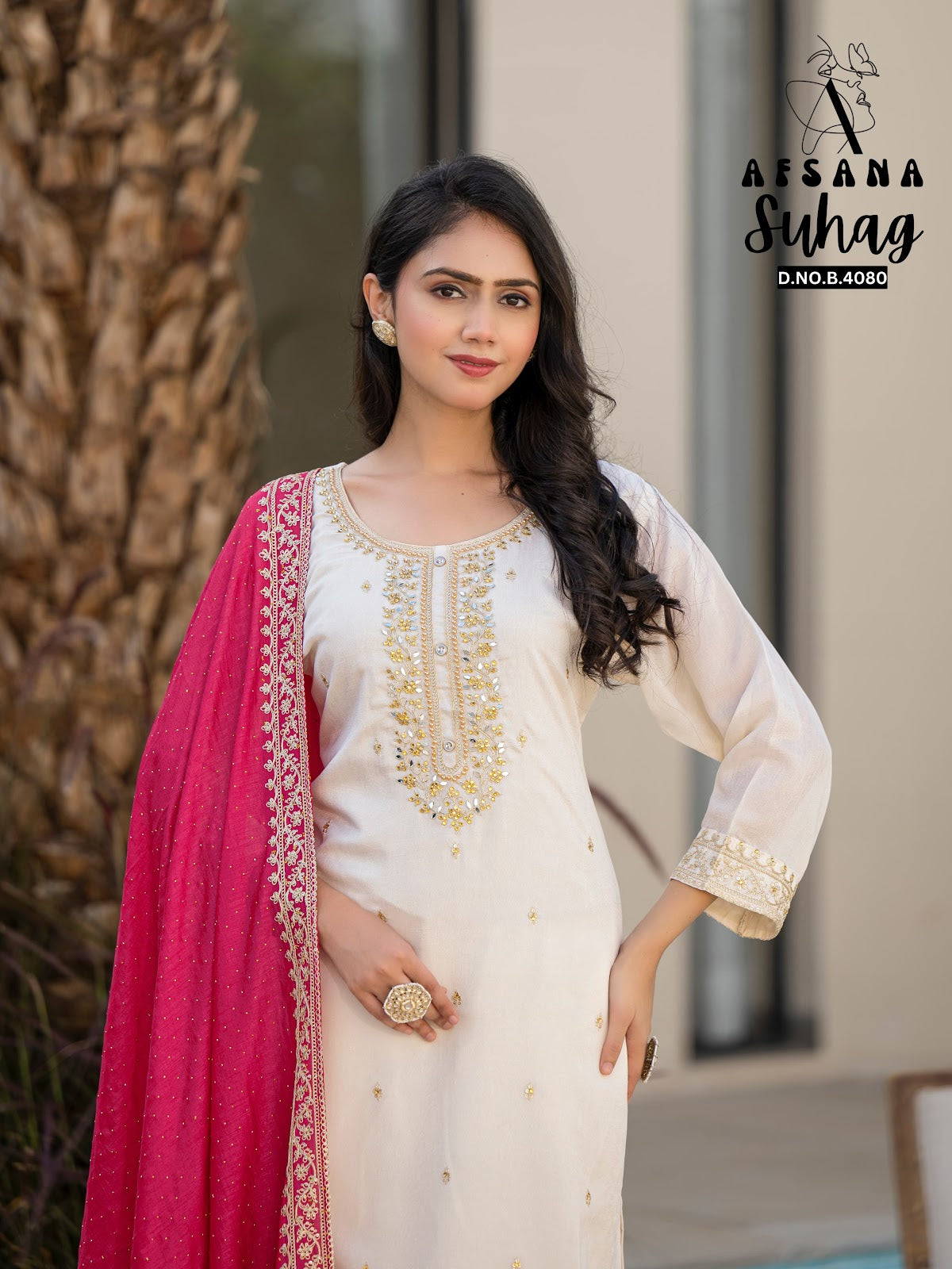 Suhag Afsana Vichitra Readymade Plazzo Style Suits Wholesaler Gujarat