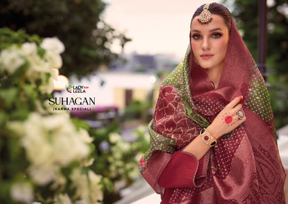 Suhagan Karwa Chouth Special Ladyleela Viscose Readymade Pant Style Suits Manufacturer Ahmedabad