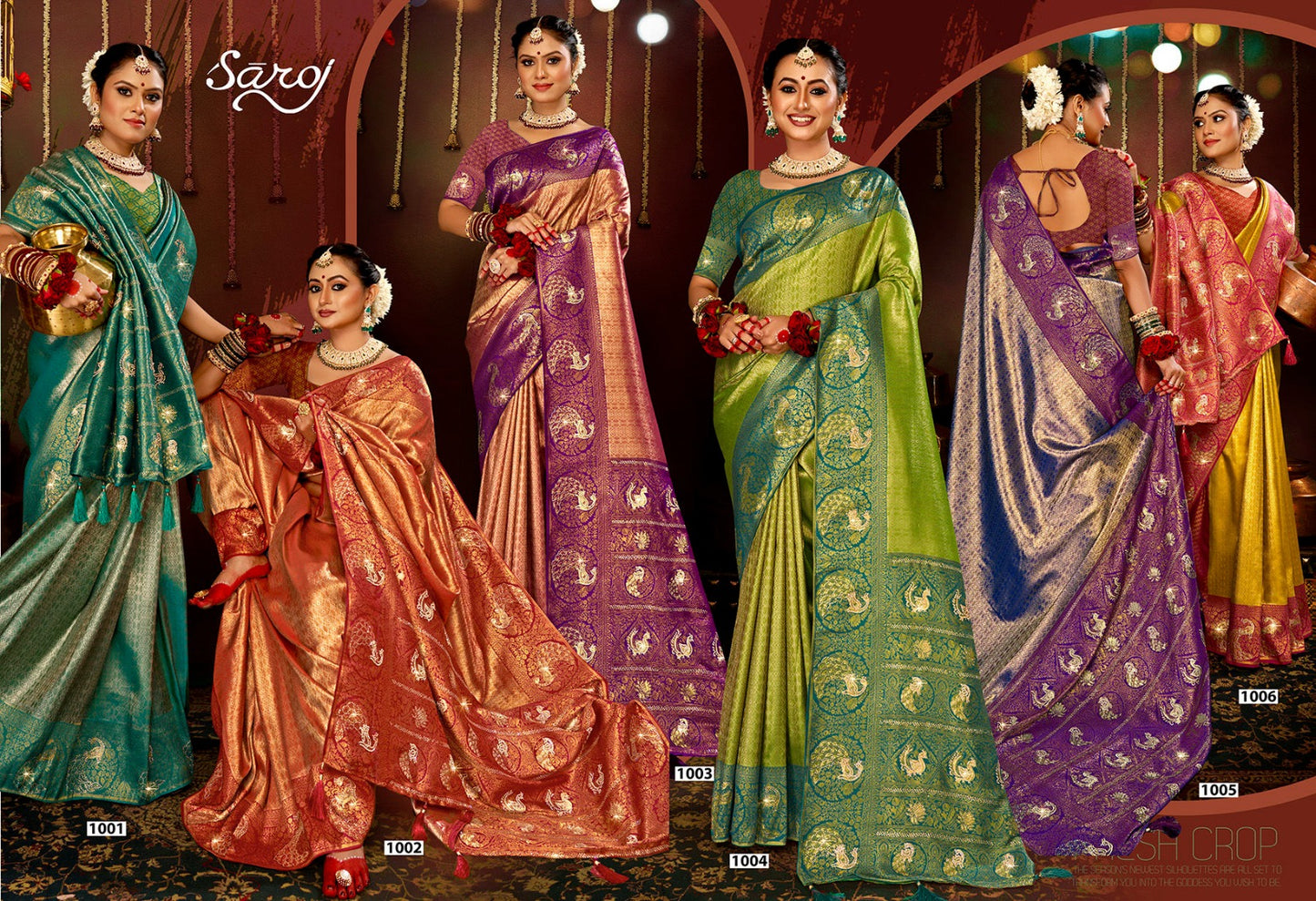 Suhagan Paithani Tissue Saroj Silk Sarees Wholesale Price