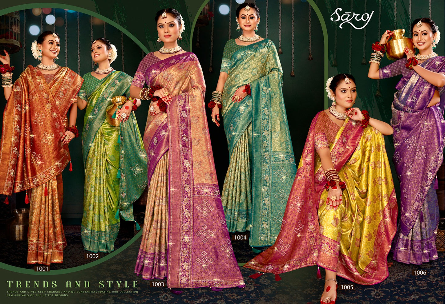 Suhagan Paithani Tissue Saroj Silk Sarees Wholesale Price