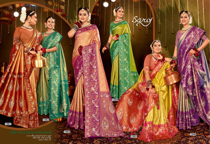 Suhagan Paithani Tissue Saroj Silk Sarees Wholesale Price