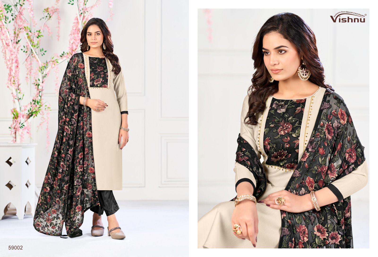 Suhagan Vishnu Impex Vetican Silk Pant Style Suits Wholesale Price