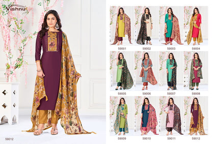 Suhagan Vishnu Impex Vetican Silk Pant Style Suits Wholesale Price