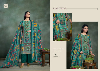 Suhana Belliza Designer Studio Viscose Rayon Karachi Salwar Suits Exporter India