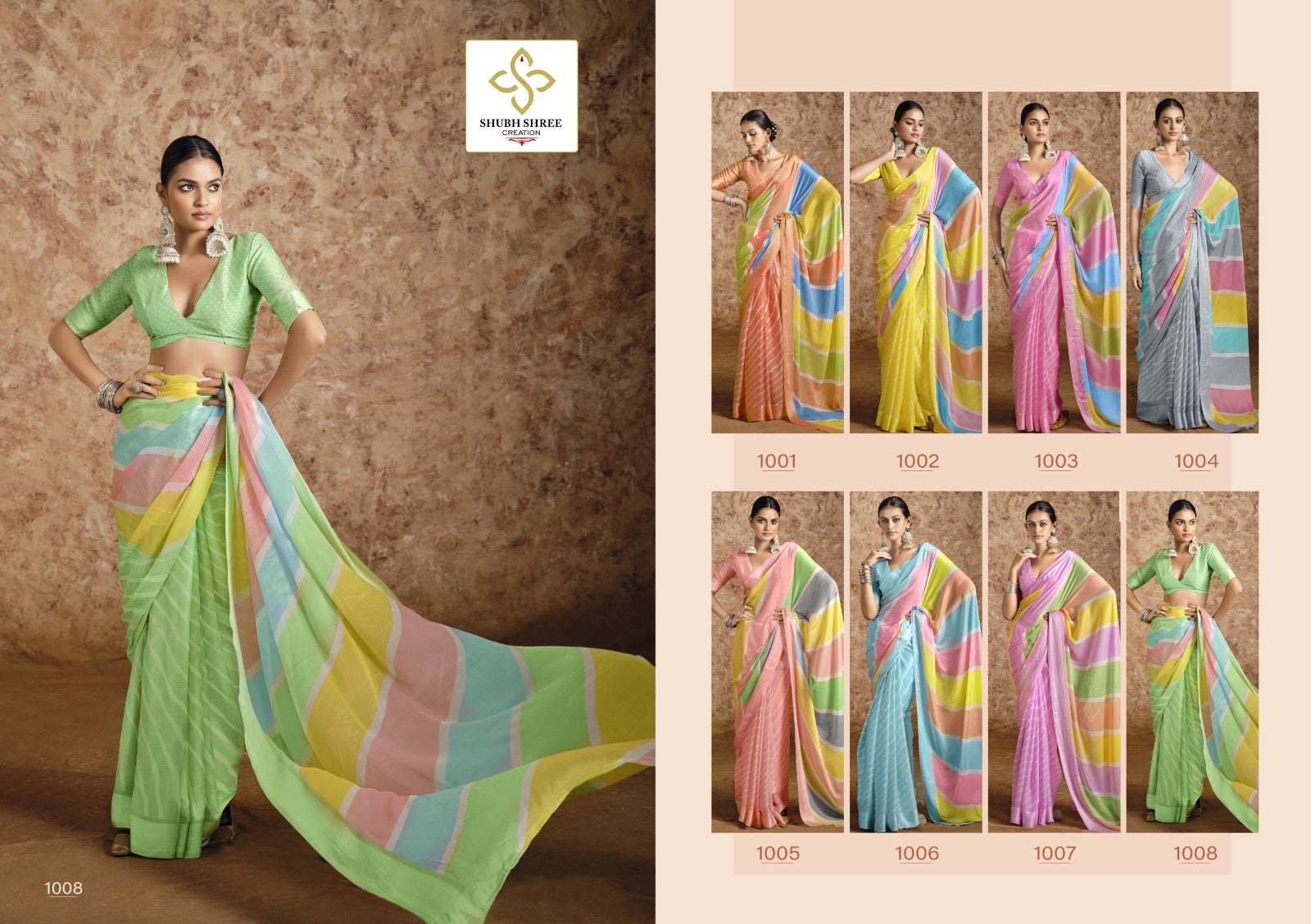 Suhana Chiffon Shubh Shree Sarees Manufacturer India